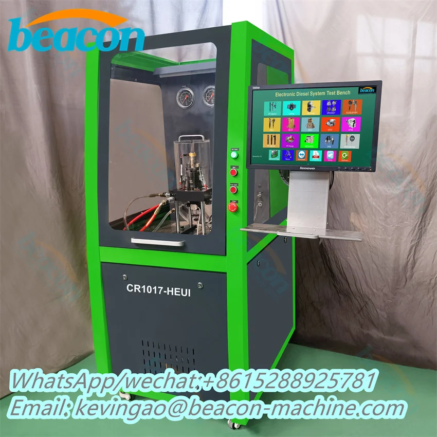 Beacon HEUI Unit Injector C7 C9 3126B Testing Machine CR1017 For Engine Oil Diesel Fuel HEUI Repair and Test Stand For Truck