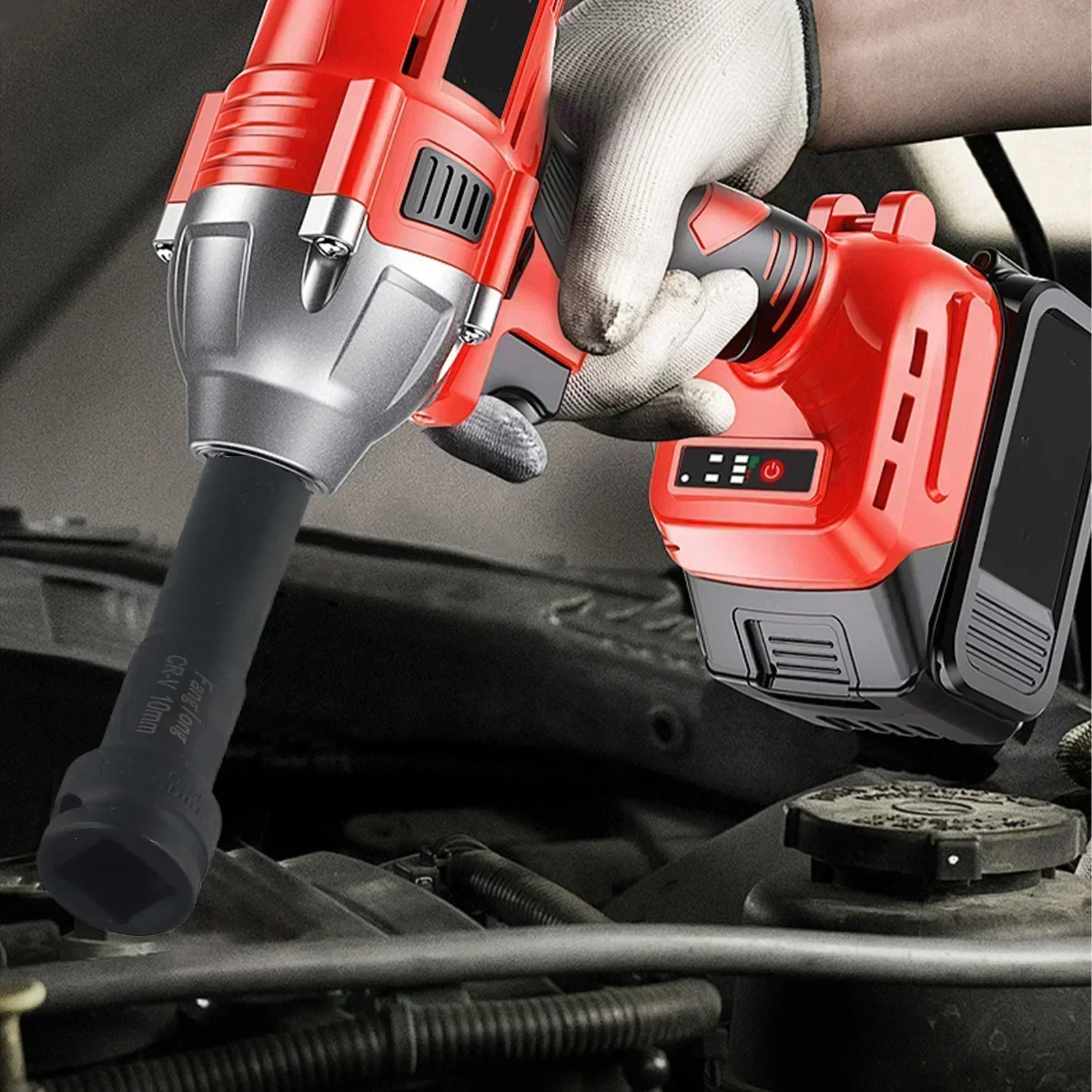 1/2 Inch Drive Deep Socket 8-19mm Socket Adapter Spanner Converter For Electric Wrench Ratchet Wrench Power Tool Accessories
