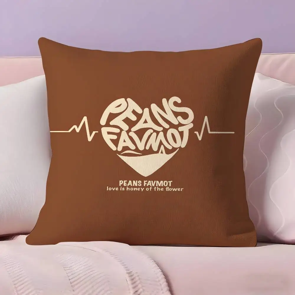 

Creative love letters Pillow Case Pillowcase Ultra Soft Skin Friendly Fabric Cloud Like Comfort & Concealed Zipper