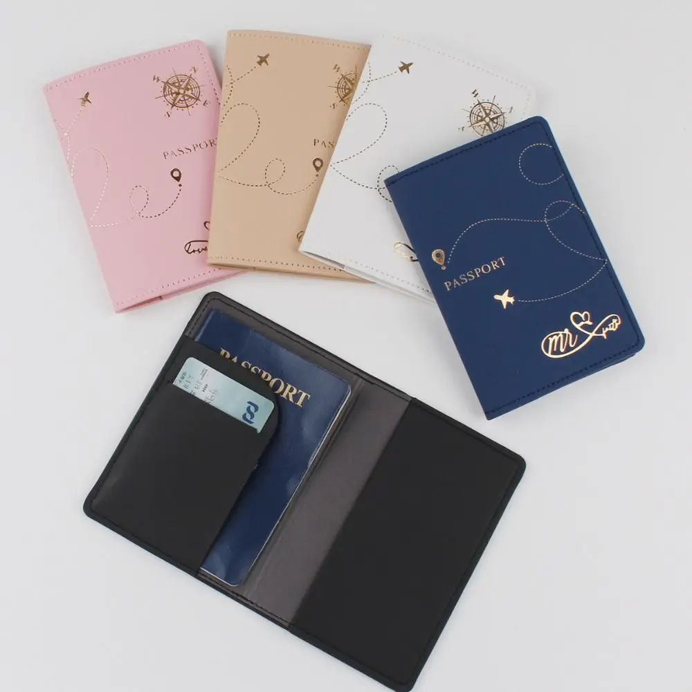 Pu Leder Pass hülle multifunktion ale wasserdichte Multi-Card ID-Karte Tasche Pass Inhaber Fall Unisex