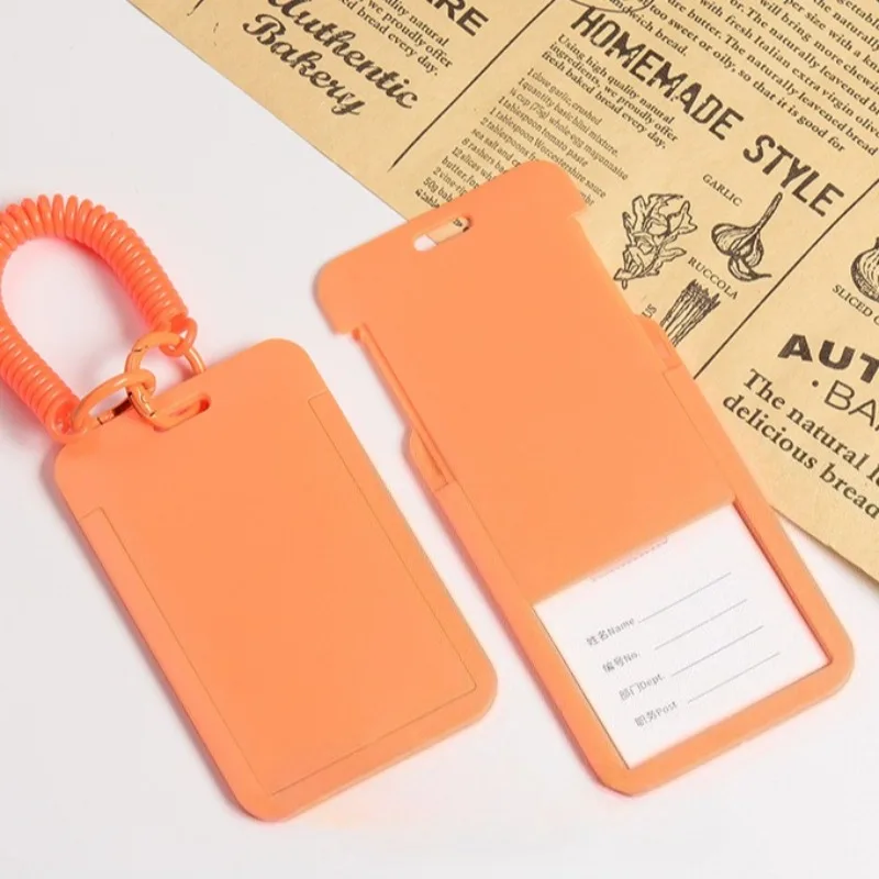 

1 шт., весенний стильный ремешок, держатель для рабочей карты автобуса, идентификационная бирка, чехол для разрешения на работу, чехол для значка, чехол, брелок