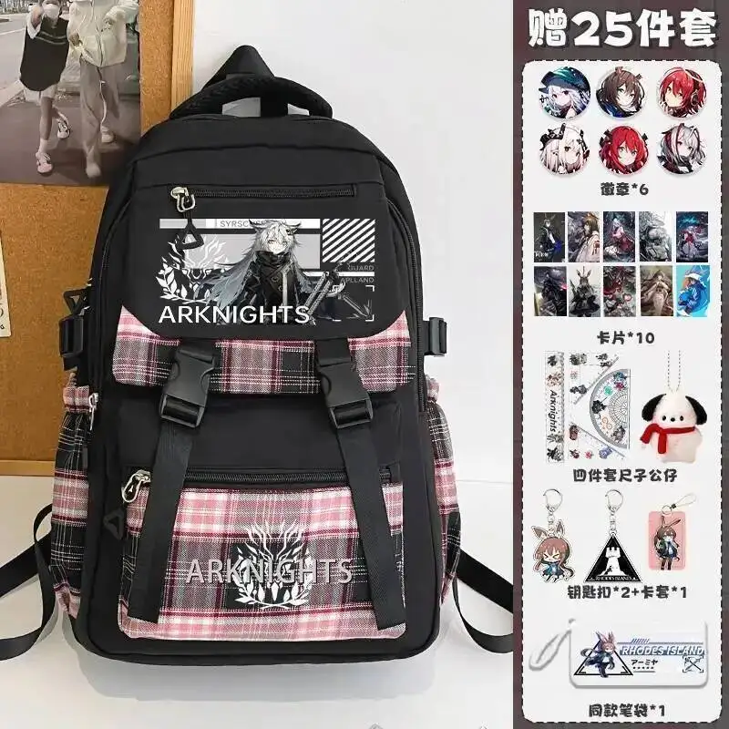 

Аниме игра Arknights Cos Sierash Skad W Lappland унисекс 2025 с принтом Campus Fashion 30X29x12 см рюкзак подарок