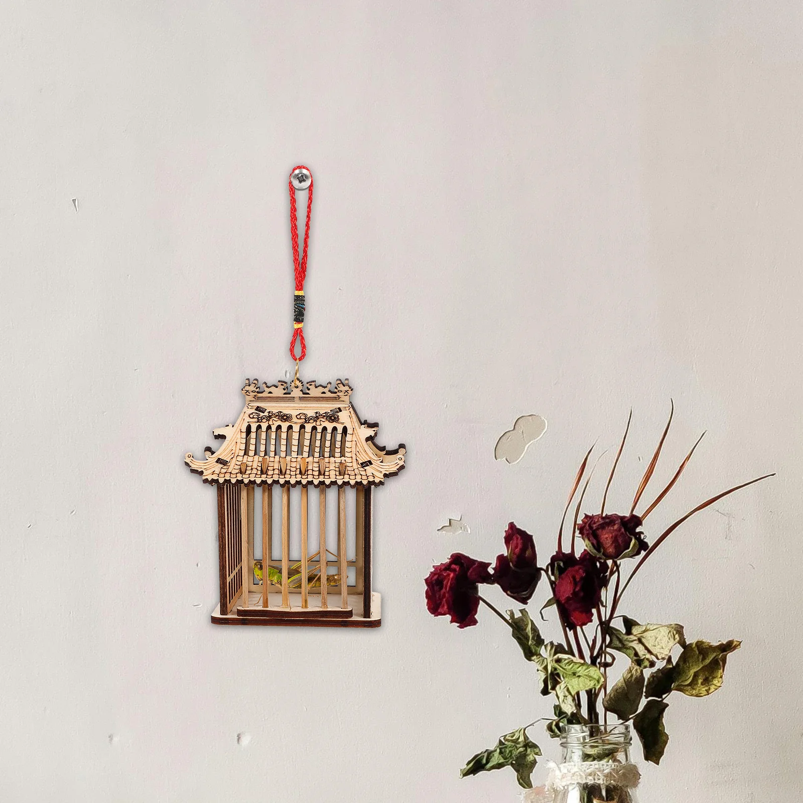 

1Pcs Cage Wooden Durable Transport Container Cricket Feeding Storage Box for Natural Exploration