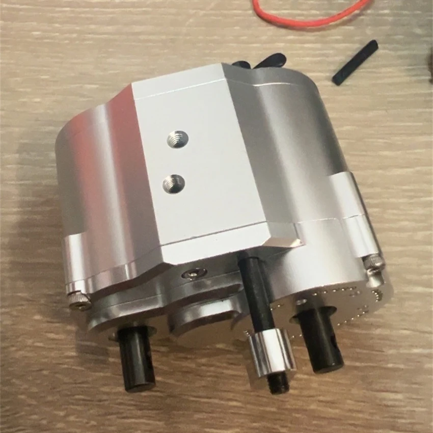 

All Metal Transfer Gearbox Metal 2 Speed Transfer Case Gearbox Transmission Gearbox Transfer Case Gearbox Universal SCX10 D90