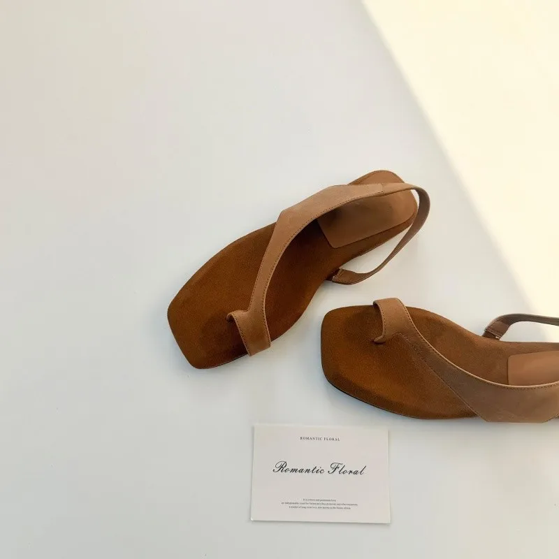 

French-style 2026 Sandals, Elegant New Chinese Style, Fashionable, Lightweight, for Home Use, Wasteland Style