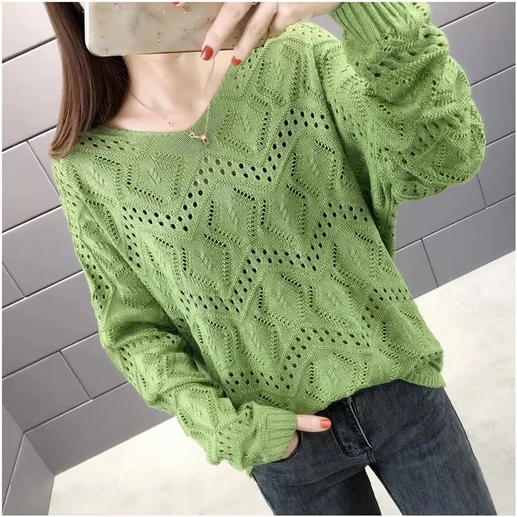 

Women's Clothing Hollow fashion loose style sweater 0124