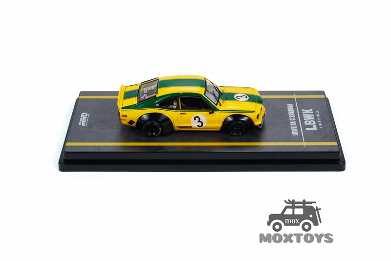 Inno 1:64 Lbwk Rx3 Savanne #3 Yellowgreen Diecast Model Auto