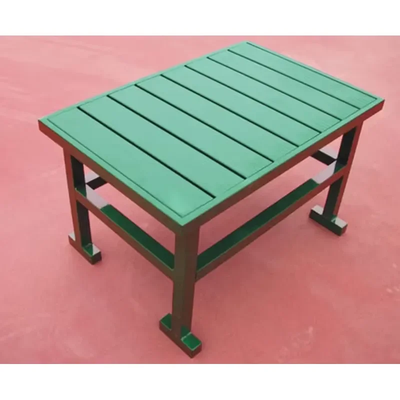 Portable Tennis Court Side Table with Chair Removable Outdoor Seating for Players Durable Foldable Design for Match Use