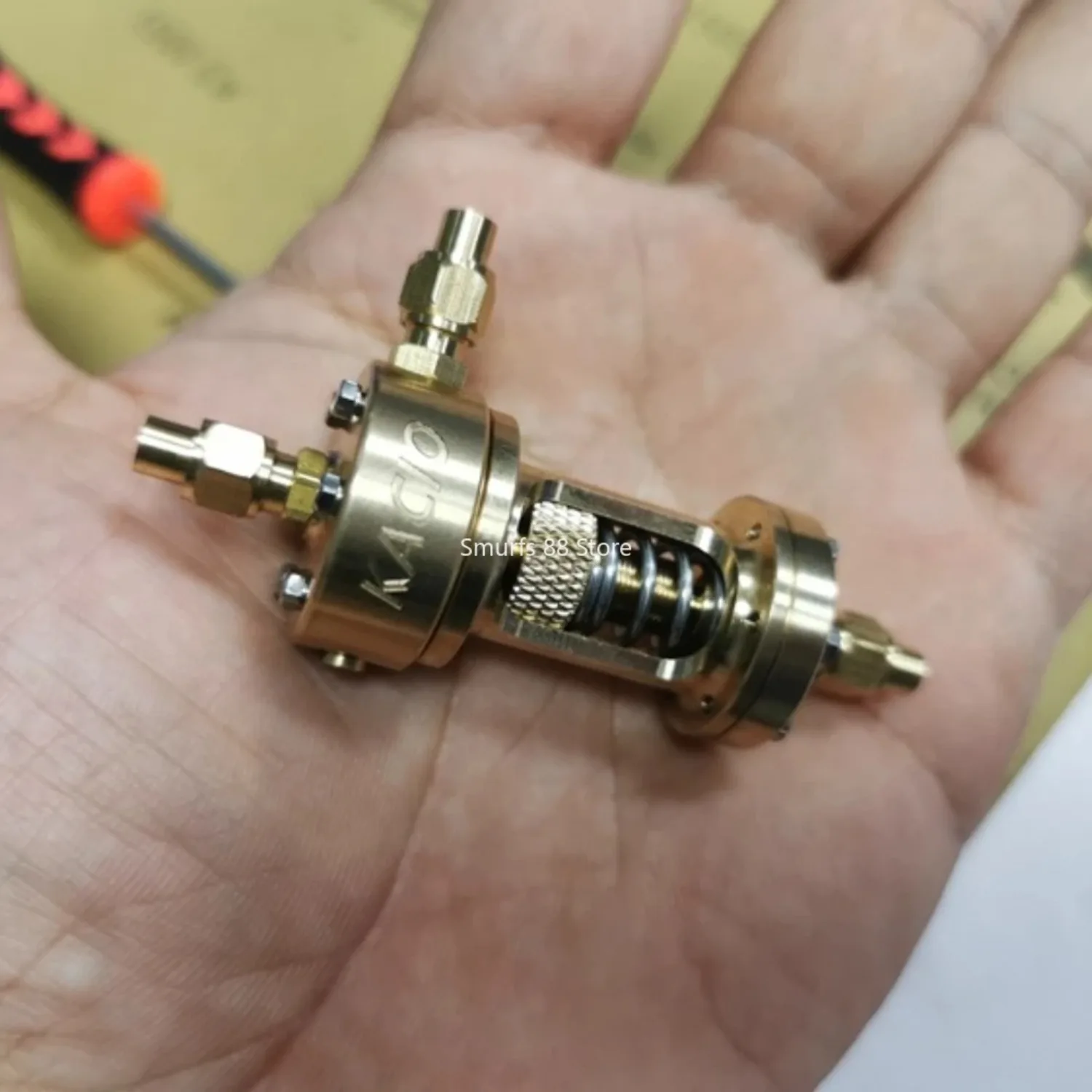 

KACIO Boiler Steam Engine Model High-efficiency Pure Copper Boiler Steam Engine Model for Special Ship Model Toy WS100L Gift