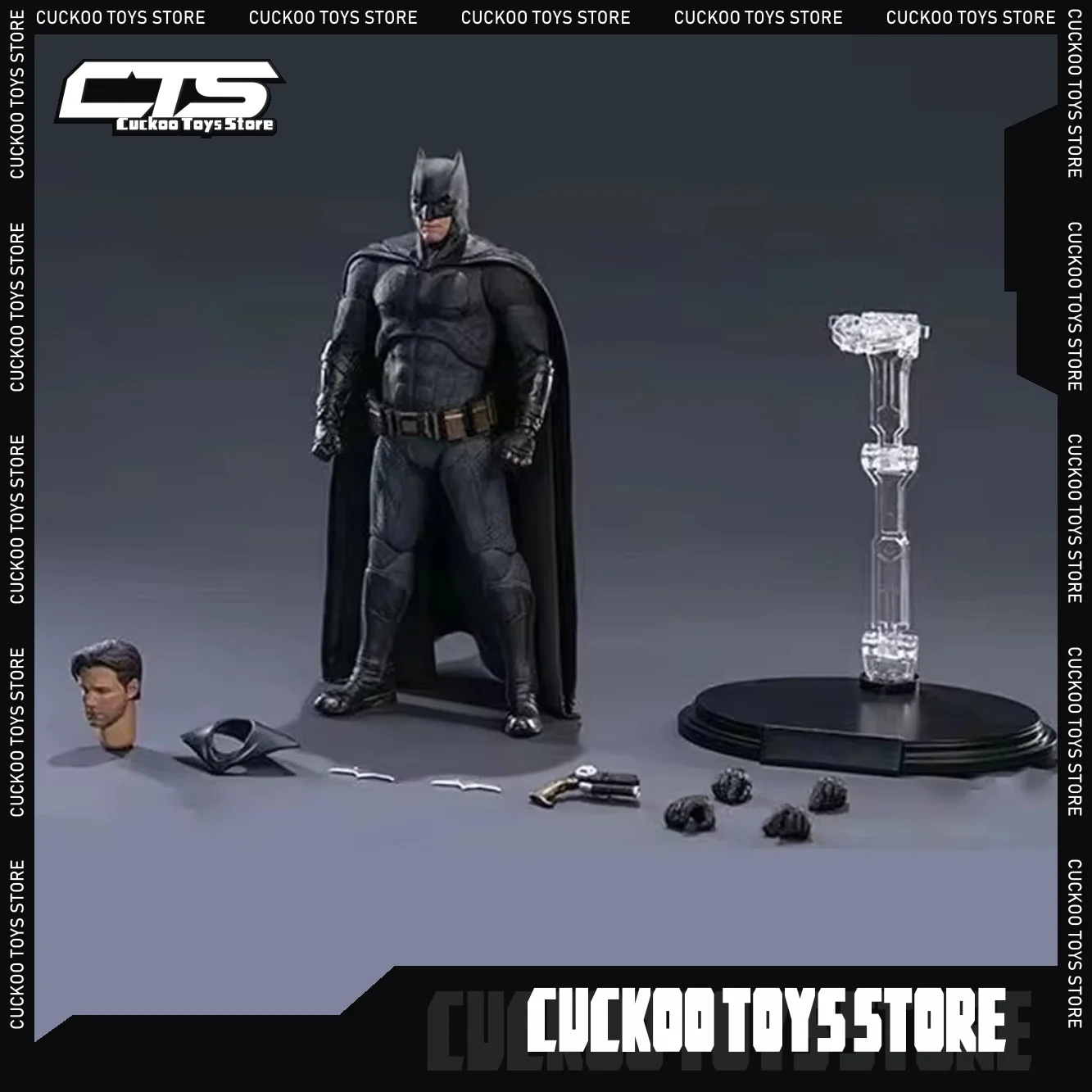 New Original Fondjoy 1/9 Dc Justice League Light Armored Batman Action Figure The Dark Knight Figures Batman Figurine Toys Gifts