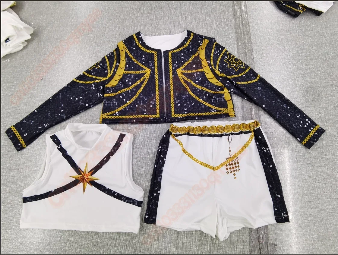 키즈 소녀 루미 조이 미라 코스프레 무대 3D 프린트 슈트 세트 K-pop 악마 헌터 의상 공연 어린이 할로윈 파티