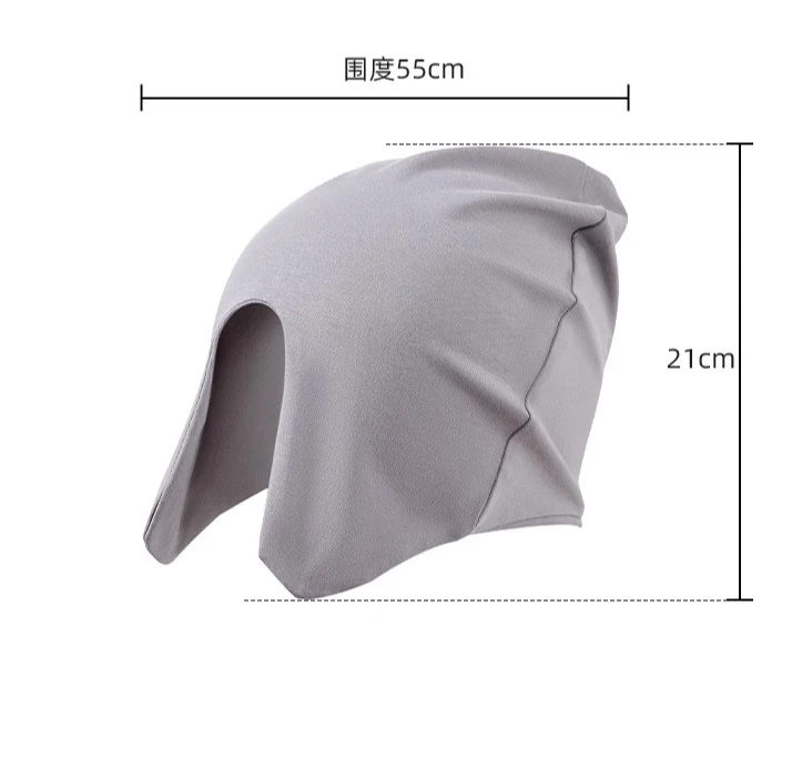 Migraine Sleep Cap Windproof Sleep Hat Air Conditioning Wind Gravity Head Protection Cover