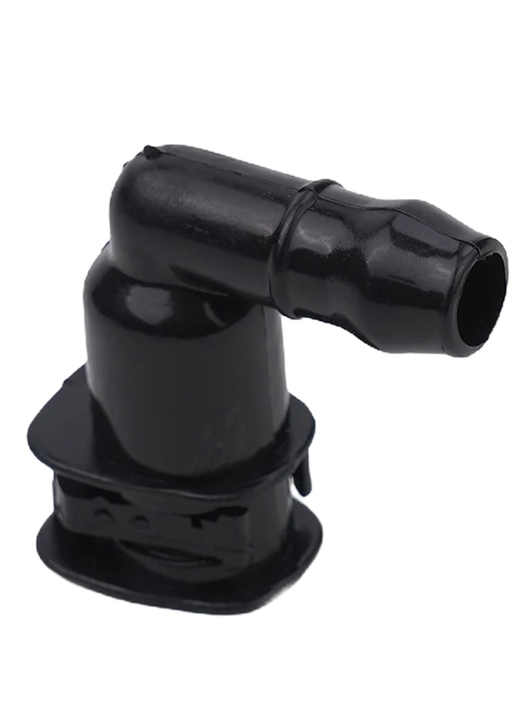 1x Headlight Washer Connector Elbow For Skoda Plastic 1J0955665E Black Car Repair For A4 A6 A8 TT High Quanlity