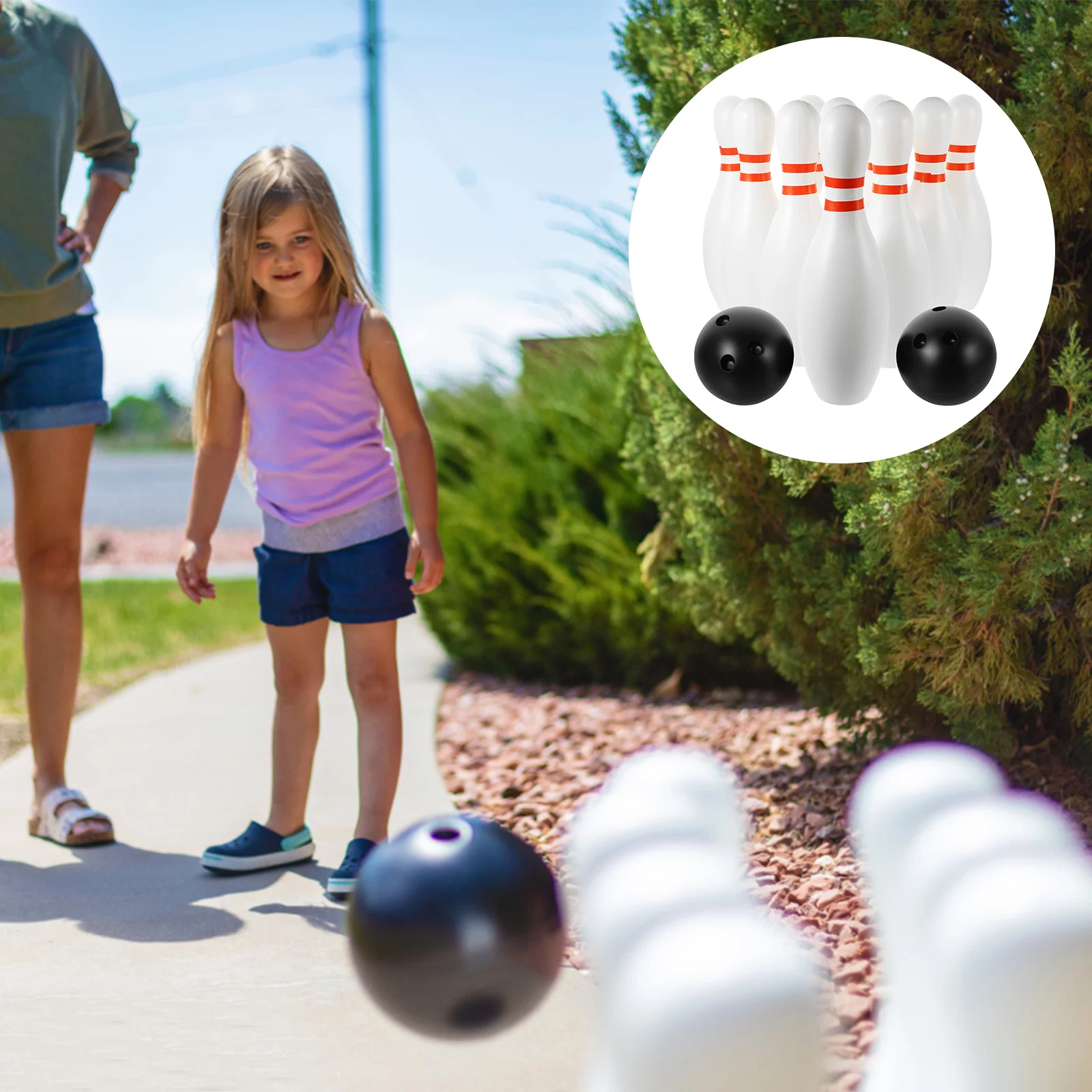 Jeux de bowling grande taille pour enfants, jeux de bowling, sports, jouets pour enfants, blanc, 2 pièces, 10 pièces, 12 pièces