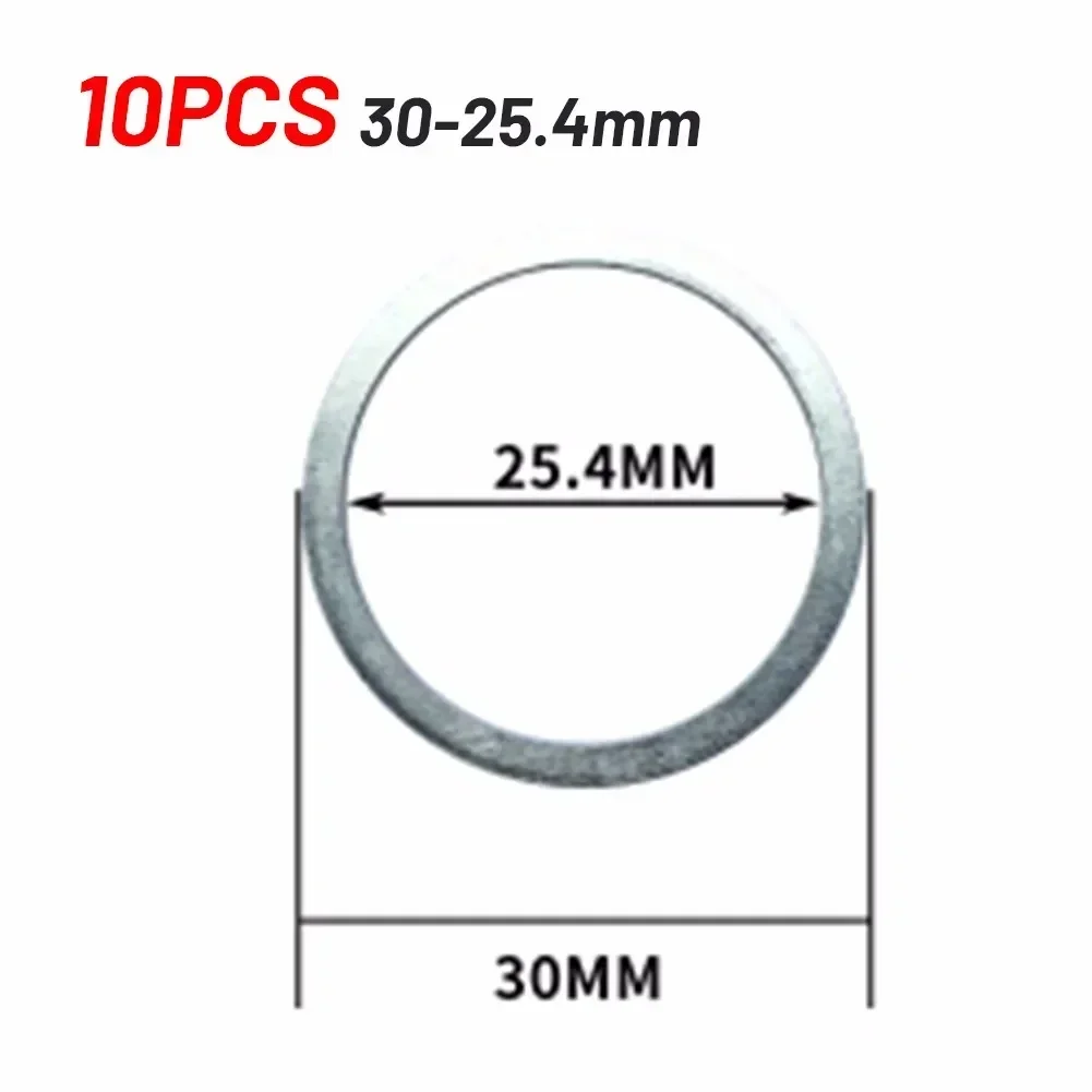 Imagem -04 - Lâmina de Serra Circular Reduzindo Anéis Conversão Anel Disco Corte Buraco Interno Adaptador 16 20 25.4 30 mm Ferramentas para Trabalhar Madeira Arruela 10pc