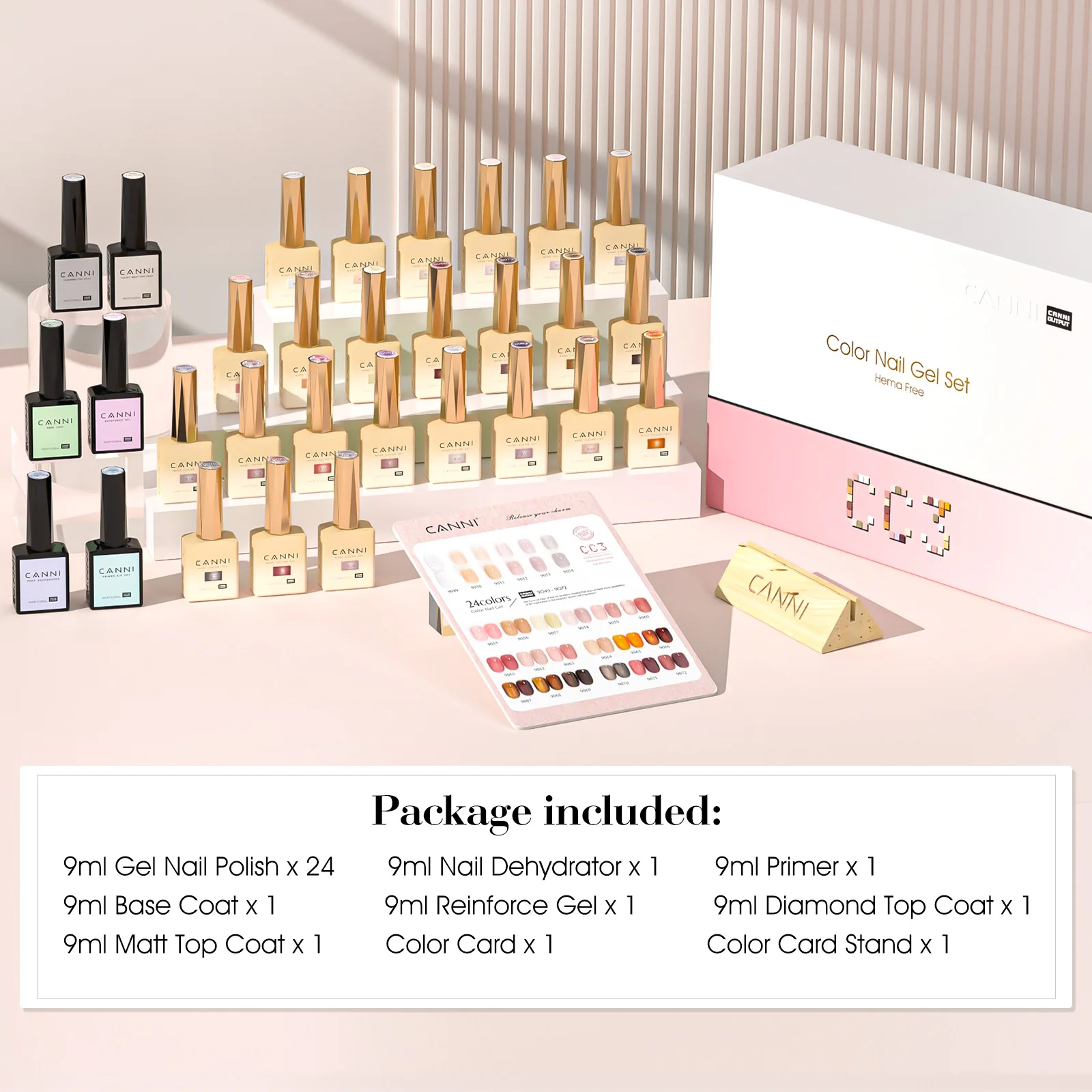 CANNI 30-teiliges Nagel-Gel-Nagellack-Set CC Collection TPO/Hema Free Fall Nails Weihnachts-Gel-Lack Soak Off Semi Permanent Gel-Set – Detail 8