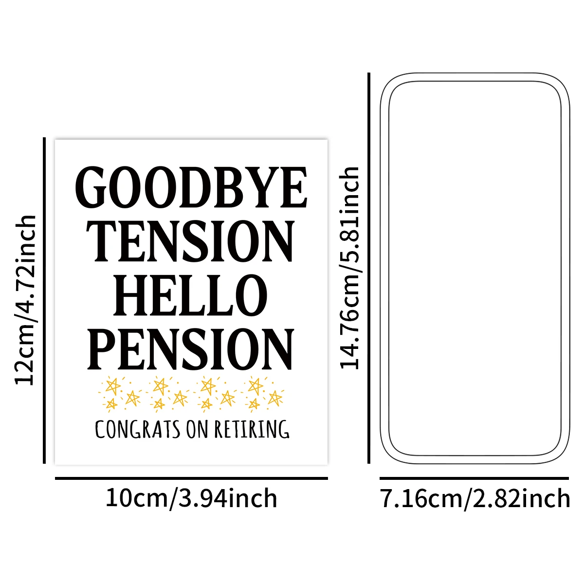 4pcs Fun Retirement Wine Label Stickers- Goodbye Tension,hello Pension For Bottles Decor, Retirement Gift For Mom, Dad,friends