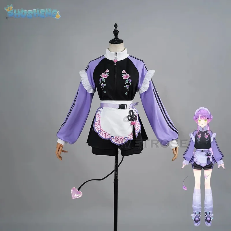 

Hololive JP Tokoyami Towa Amane Kanata Cosplay Costume 2025 New Women Sportswear Halloween Carnival Fashion Maid Dress Uniform