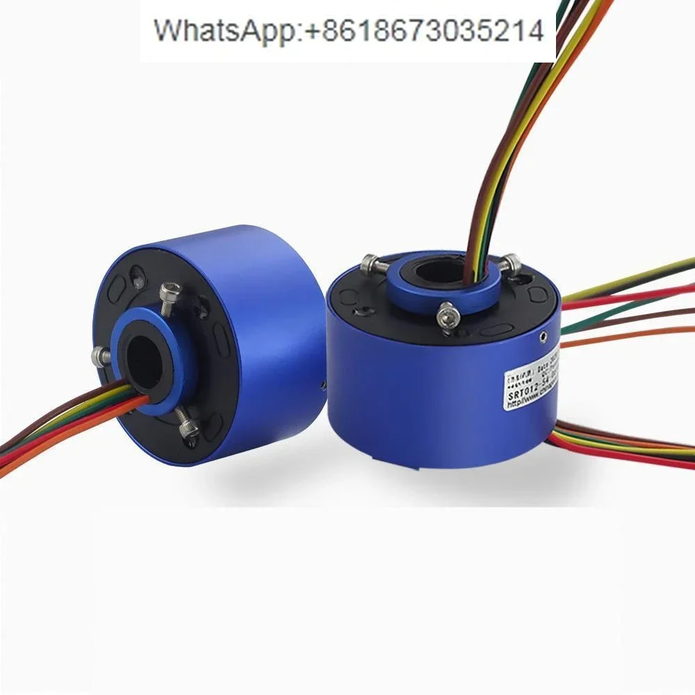 Slipring Hole Conductive Slip Ring Through Hole 12.7mm 2/4/6/8/12 Wire Slip Ring Brush Collector Ring 10A/Wire