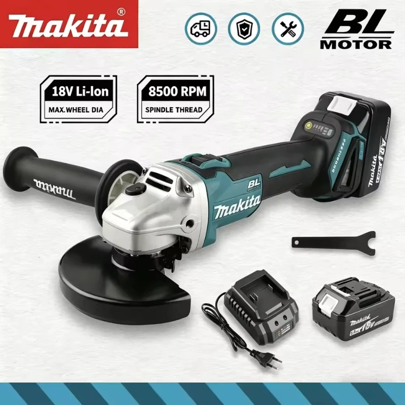 makita-dga404-100mm-brushless-lithium-rechargeable-electric-angle-grinder-cutting-machine-high-power-polishing-machine