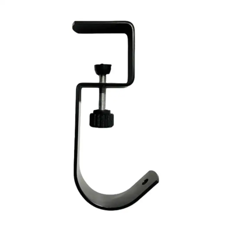 Stand Up Desk Hook Adjustable Desk Edge Hook Clamp On Under Desk Headphone Hanger Multi Purpose Hanging Hook For Bedroom Desktop