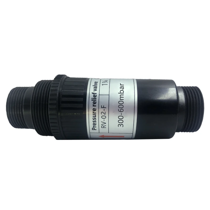 

Portable 300-600 mbar pressure relief valve for regenerative blowers