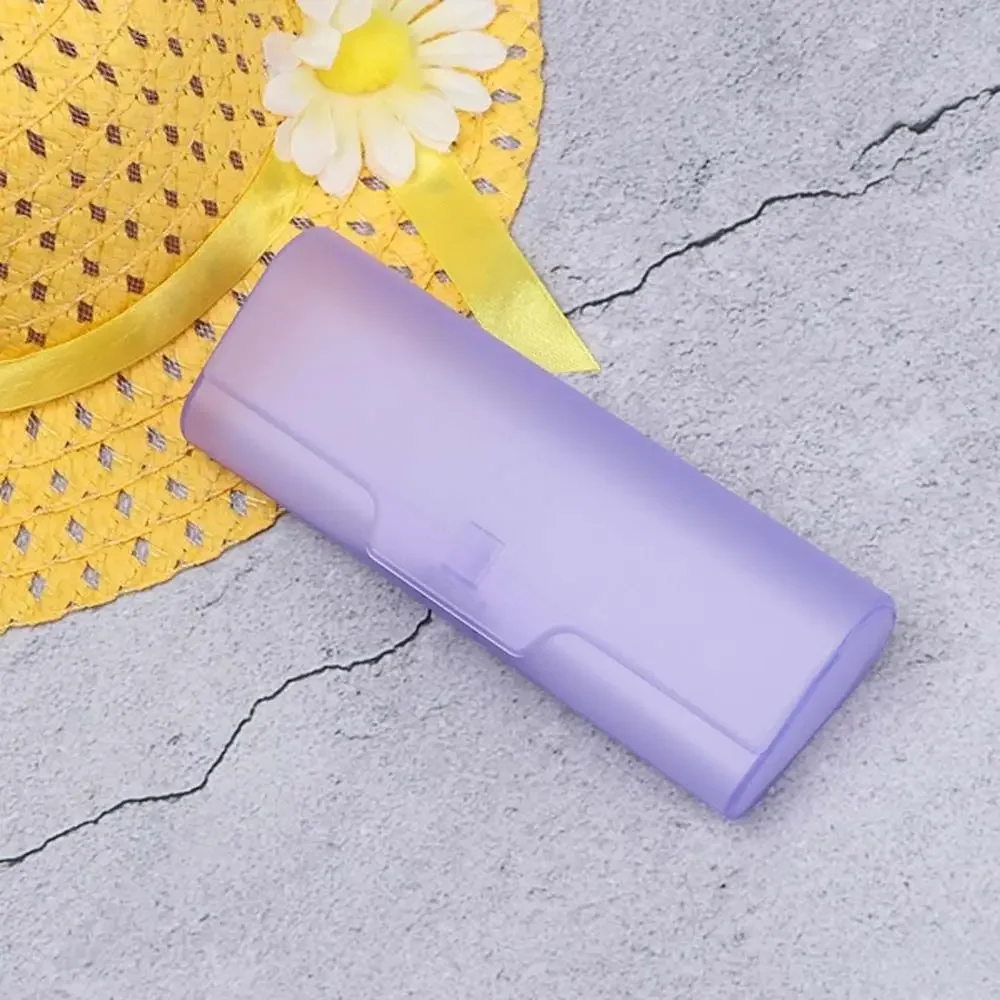 المحمولة شبه شفافة البلاستيك ماتي الرجال نظارات للقراءة حالة النظارات الصلبة مربع نظارات مربع مشهد