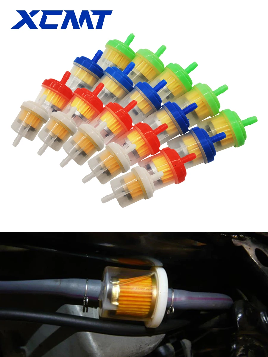 AliExpress XCMT Motorcycle Gasoline Gas Fuel Gasoline Oil Filter Universal For Motorcycle Moped Scooter Accessories Fuel Filter Dirt Bike ATV
