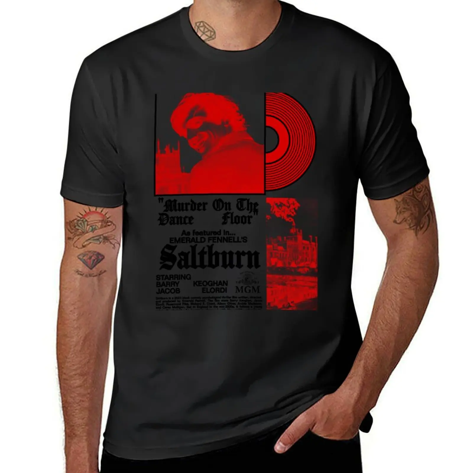 

SALTBURN: Murder On The Dance Floor T-Shirt customs sublime quick-drying vintage Men's t-shirt