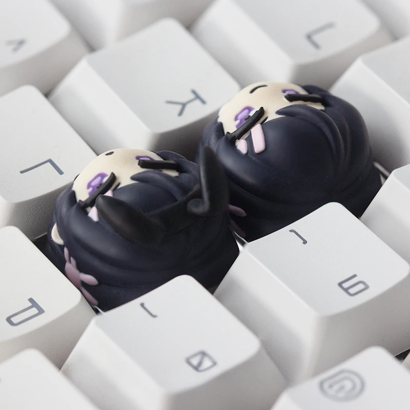 Rascal Does Not Dream of Bunny Girl Senpai Keycap Sakurajima Mai Resin Layered Drip Gel MX Switch Mechanical Keyboard Keycaps