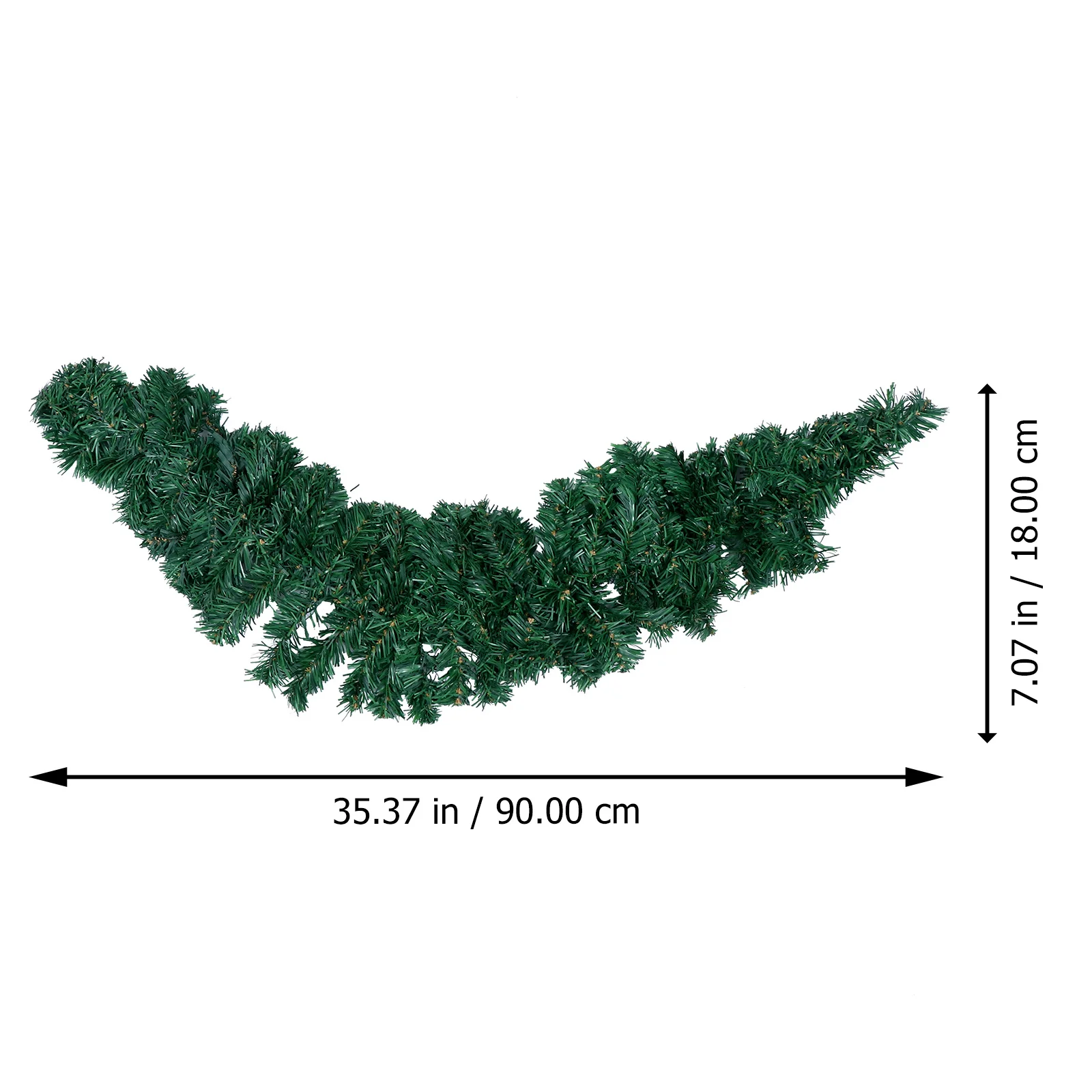 

Christmas Garland Branch Green Eco-Friendly Rattan Hanging Decoration Festival Party Wedding Indoor Outdoor Decor