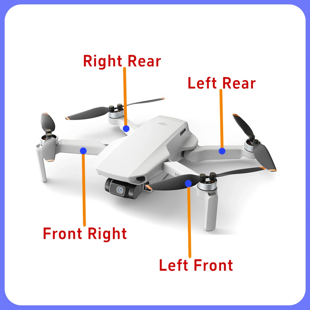 Compatible with DJI Mini 4K Service Parts Gimbal Arms Axis Engine Yaw Motor Upper Shell Middle Frame Bottom Shell Arm GPS ESC