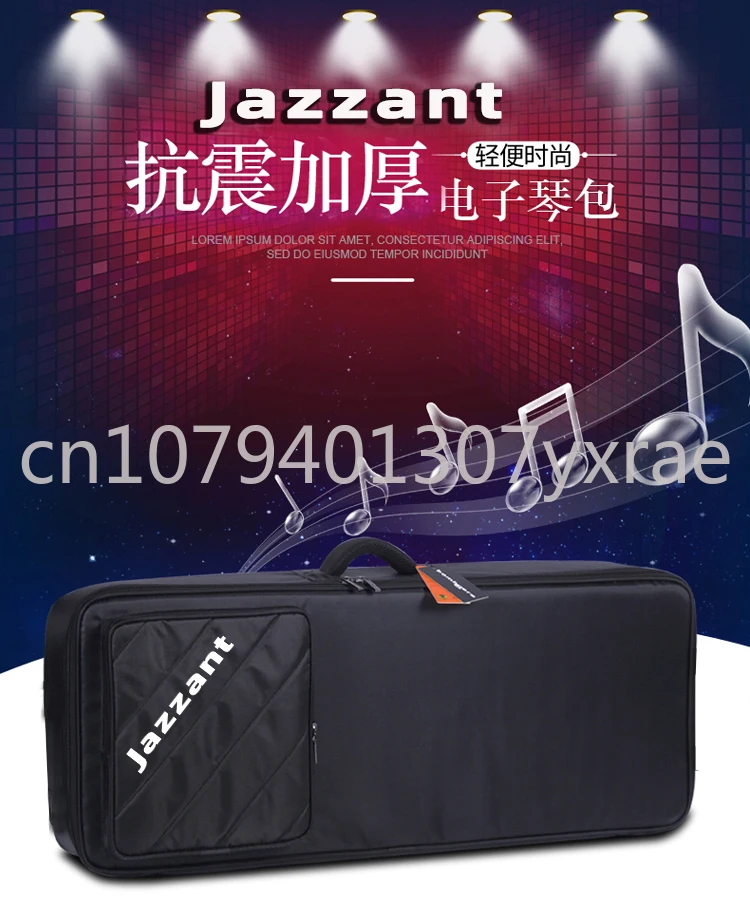 Imagem -05 - Bolsa de Piano Jazzant-eletrônico para Teclado Equipamento Sintetizador de Piano Elétrico Mochila Personalizada Anti-colisão Espessada 73 76 88