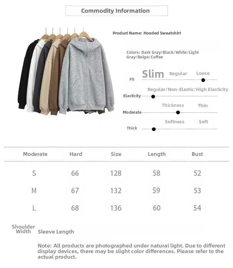 Cárdigan holgado de talla grande con cremallera para mujer, chaqueta larga y cómoda con capucha, Color sólido, combina con todo, Top de moda para Otoño e Invierno