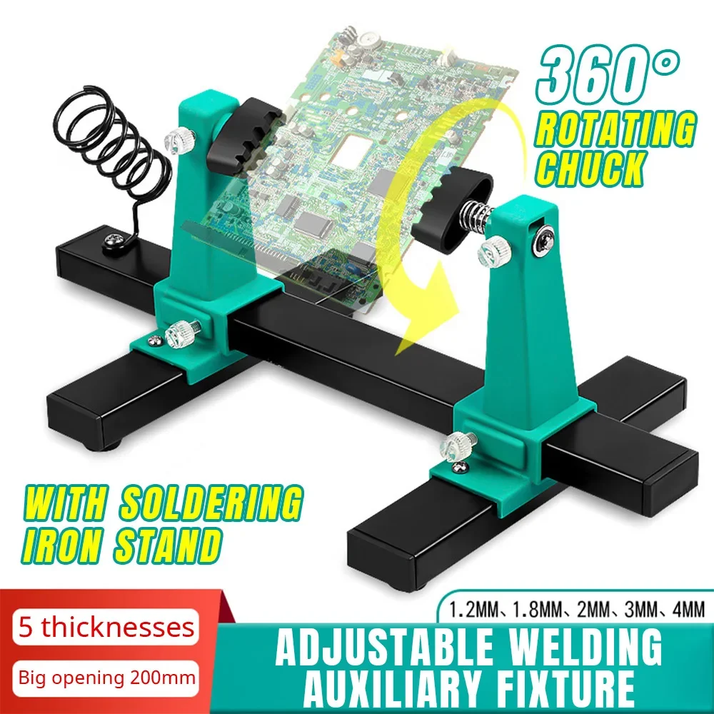 Adjustable MotherBoard PCB Holder 360 ° Rotation Printed Circuit Board Jig Soldering lron Assembly Stand Clamp Repair Tools