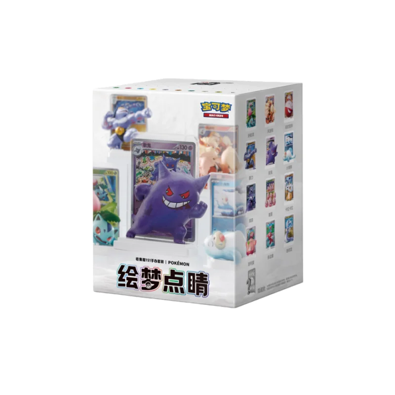 In Voorraad Nieuwe Echte PokéMon Ptcg 151 Booster Met Figuren Blind Box Set Speelgoed Chinese Spelkaarten Collectible Model Verjaardagscadeau