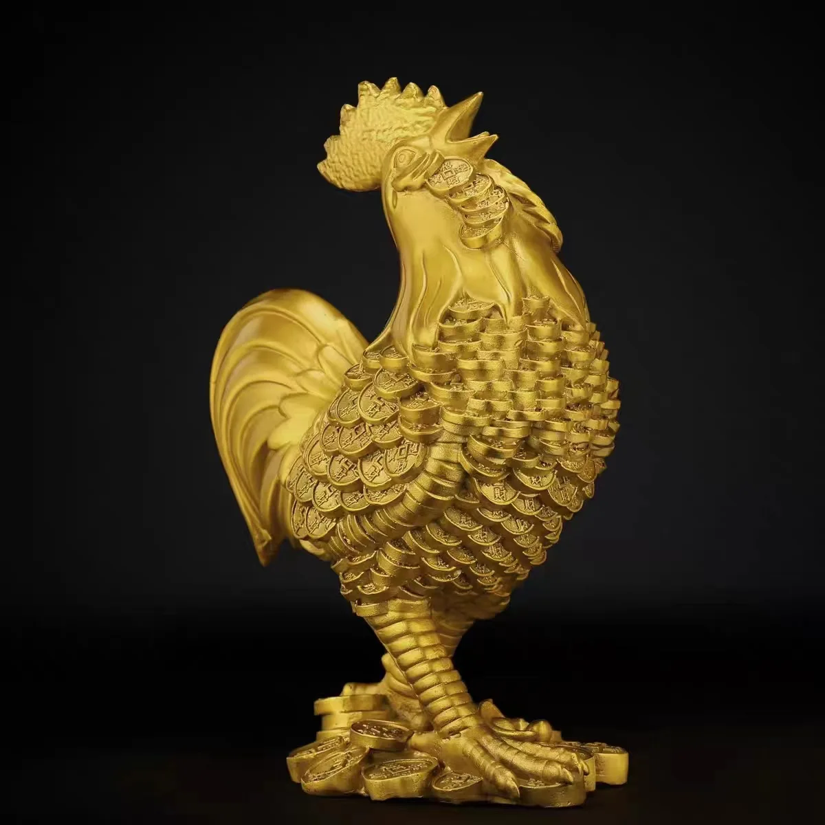 Brass Money Rooster Zodiac Rooster Rooster Rooster Golden Rooster News