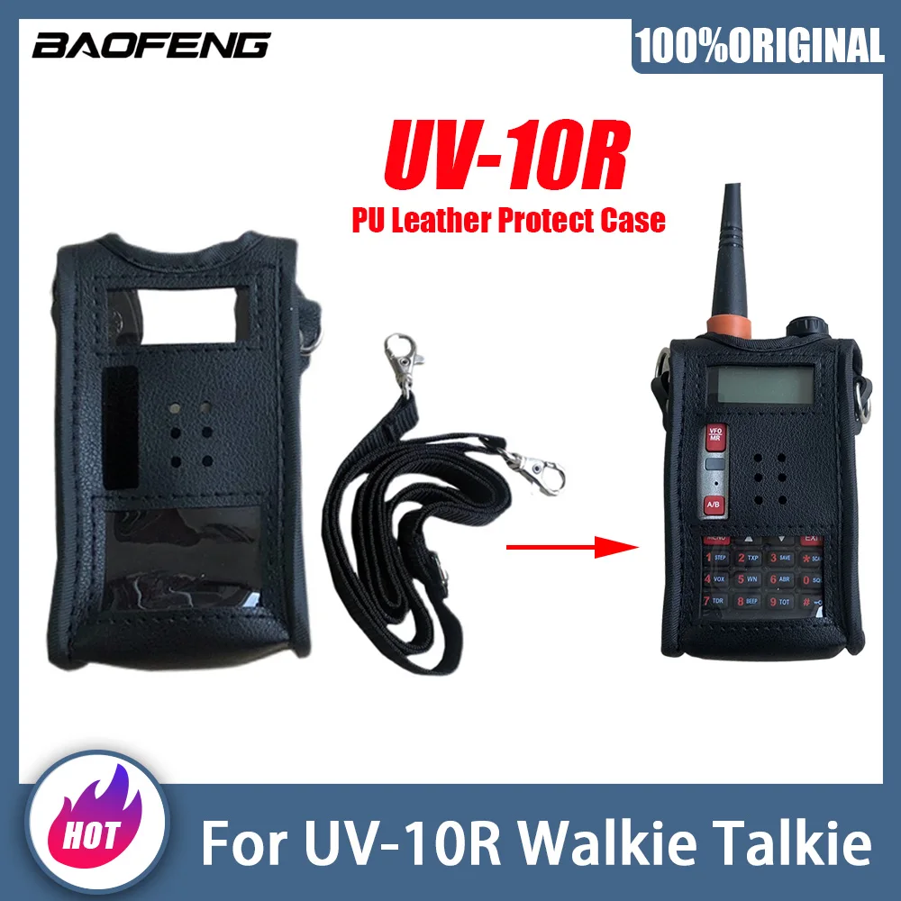 Chest Bag Protect Case Anti-fall Bag Dust-proof Cover For BAOFENG Walkie Talkie UV-10R Portable Holster Pouch With Back Strap