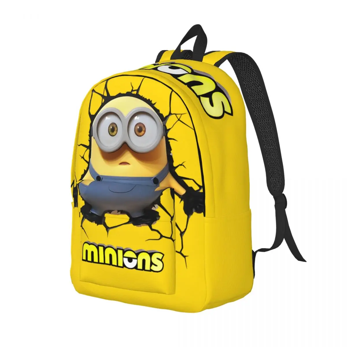 Bolsa de libros de gran capacidad para estudiantes de secundaria, bolsa de mano de película de comedia, regalo superior, viaje diario, Minions