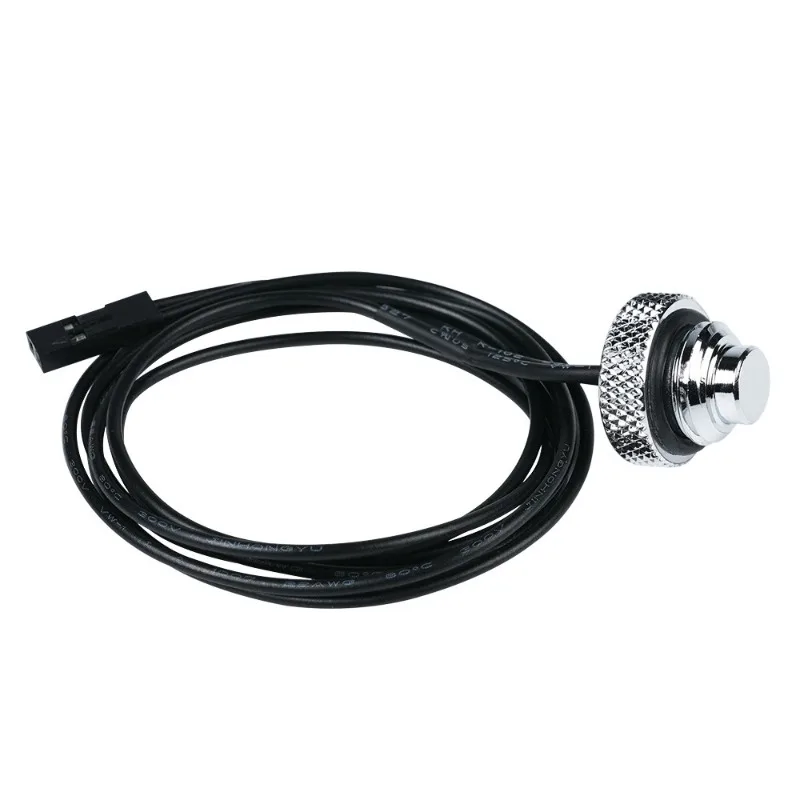 For G1/4 black/bright silver 10K temperature measurement water stop  plug TCWD-V1