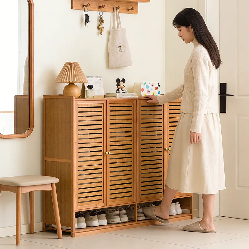 Multi-functional Shoe rack, shoe cabinet, home entrance storage, indoor bedroom dustproof multi-layer
