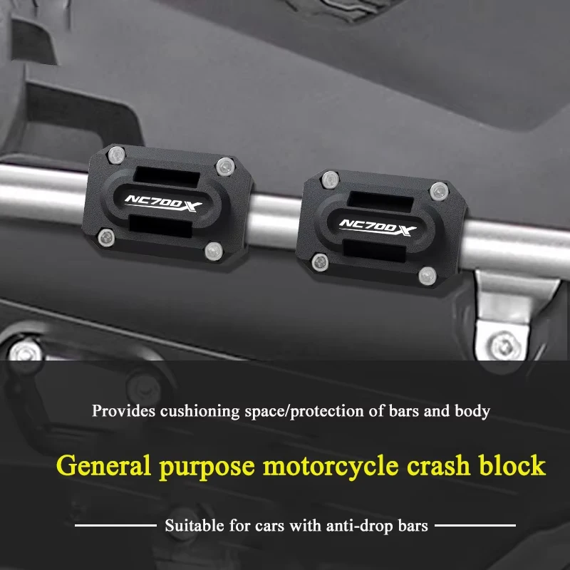 Motorcycle Bumper Engine Guard Protection Block Crash bar For HONDA NC700X NC750X NC700S NC750S NC 750X 700X 750S 2012-2024 700S