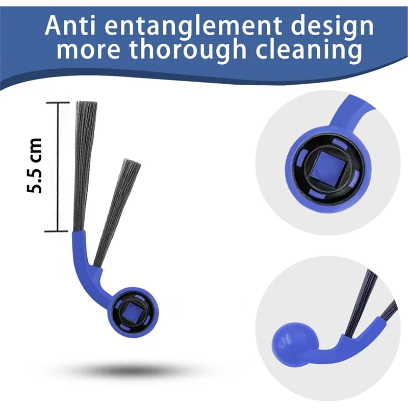 ASWUT-Ecovacs T80 Omni/T80 Pro Omni Main Brush Roller Replacement Accessories Kit Compatible Vacuum Cleaner Robot Parts