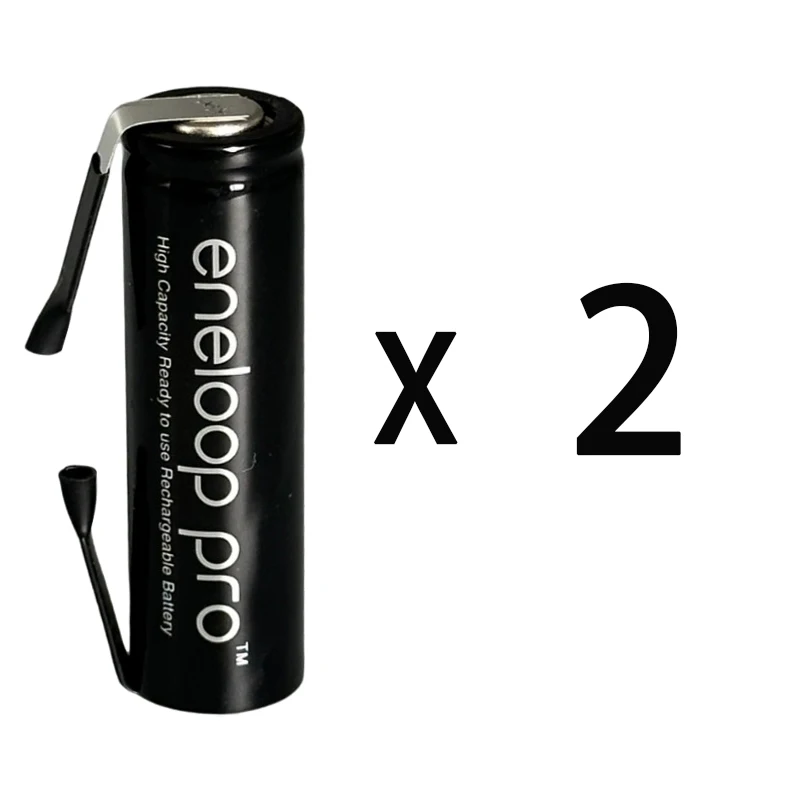 Panasonic AA 1.2V 2550mAh Oplaadbare Batterij Ni Mh Batterij Groene Shell Philips Elektrisch Scheerapparaat Tandenborstel Met Lasschoen