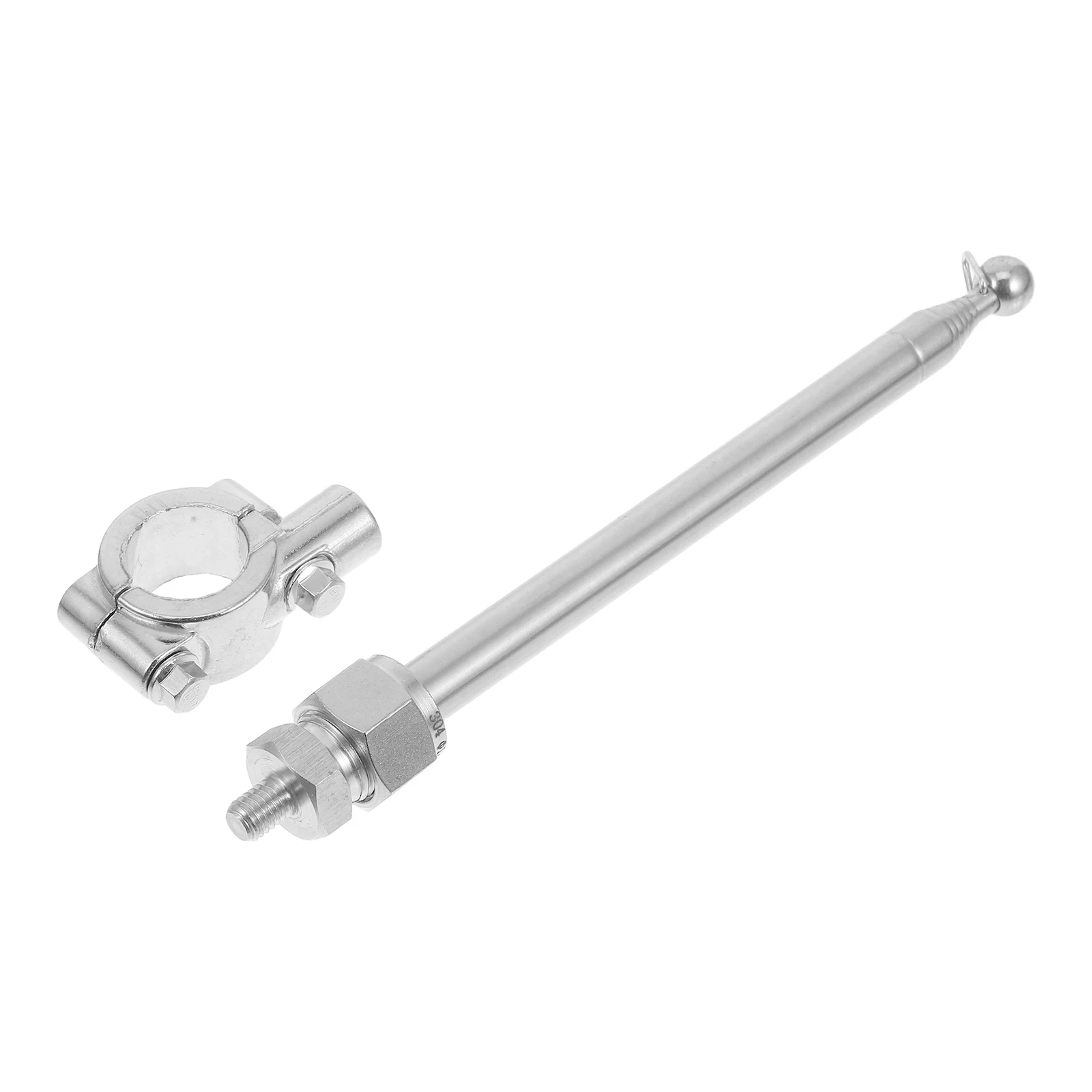 

Motorcycle Flagpole Cable Railing Post Diy Telescopic Antenna Bike Mount Scanner