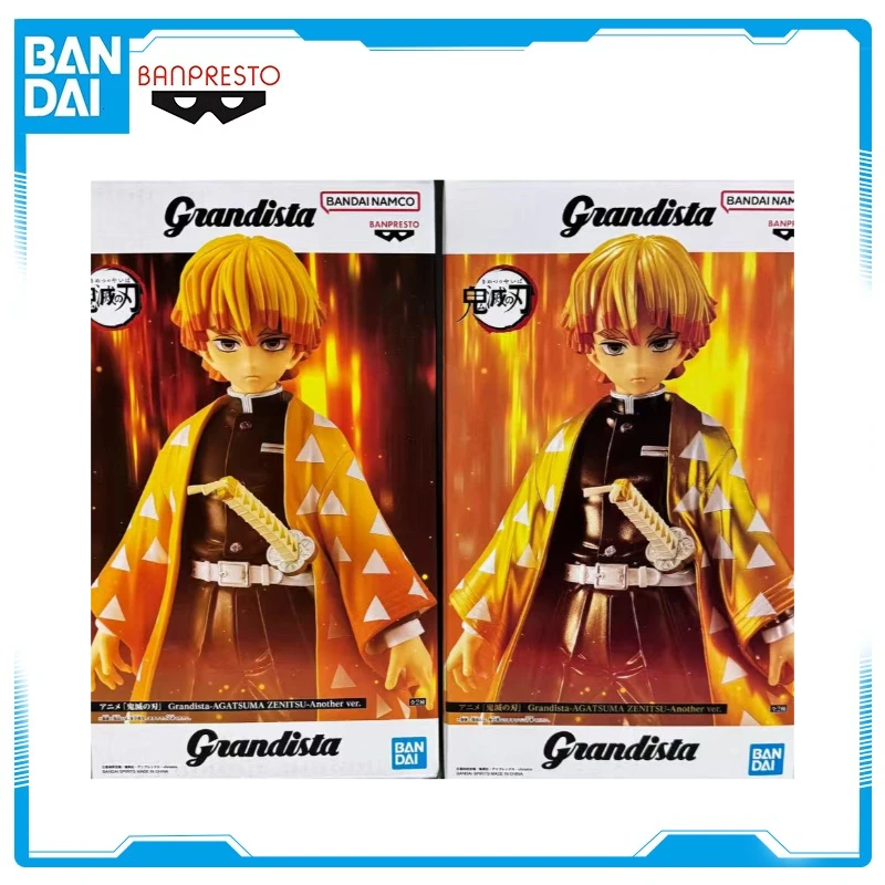 

In Stock Original BANPRESTO Demon Slayer Grandista Agatsuma Zenitsu Anime Figures Model Toys Gift WY