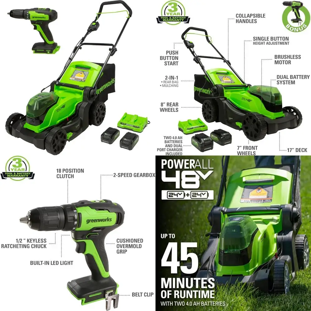 Greenworks 48V (2 X… - image