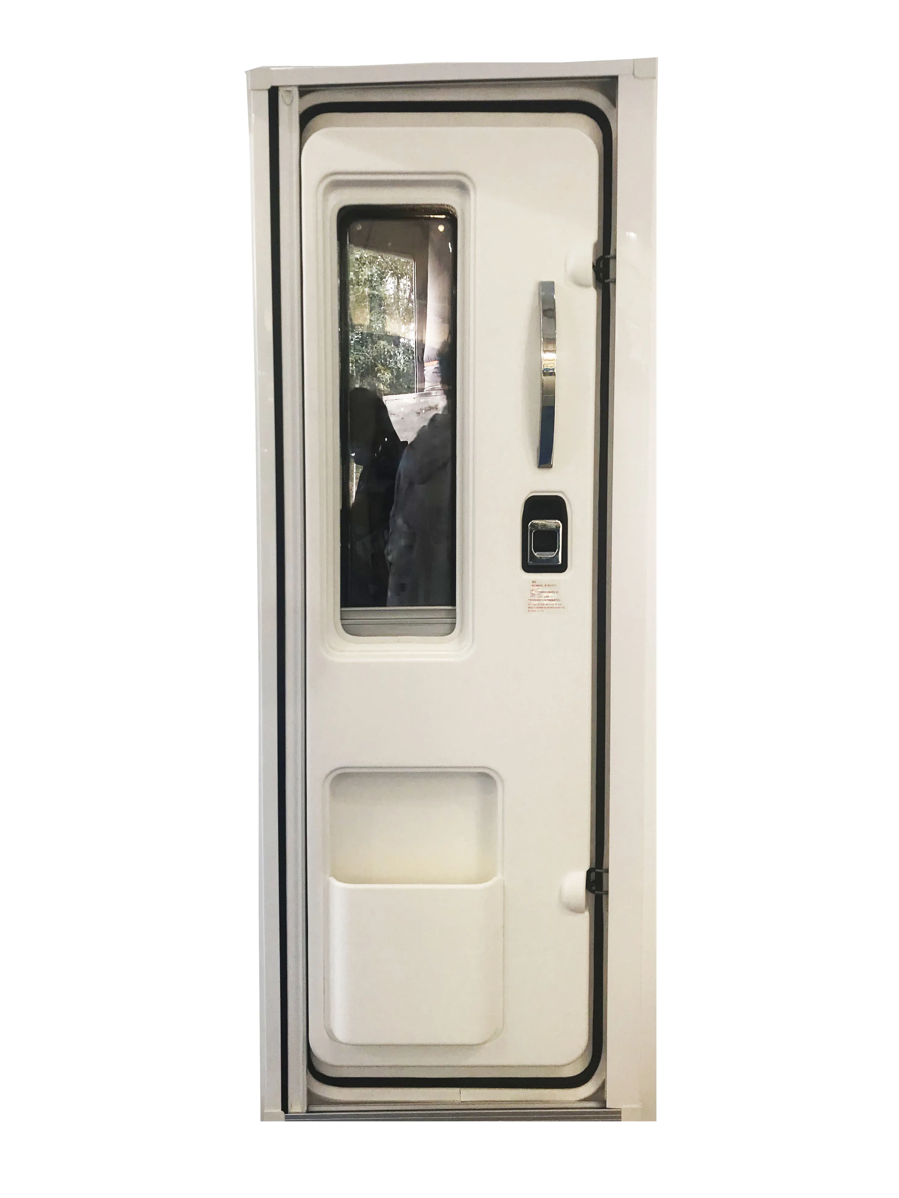 Caravan European Camper Trailer Aluminum Frame RV Entry Door Handle With Lock For Motorhome