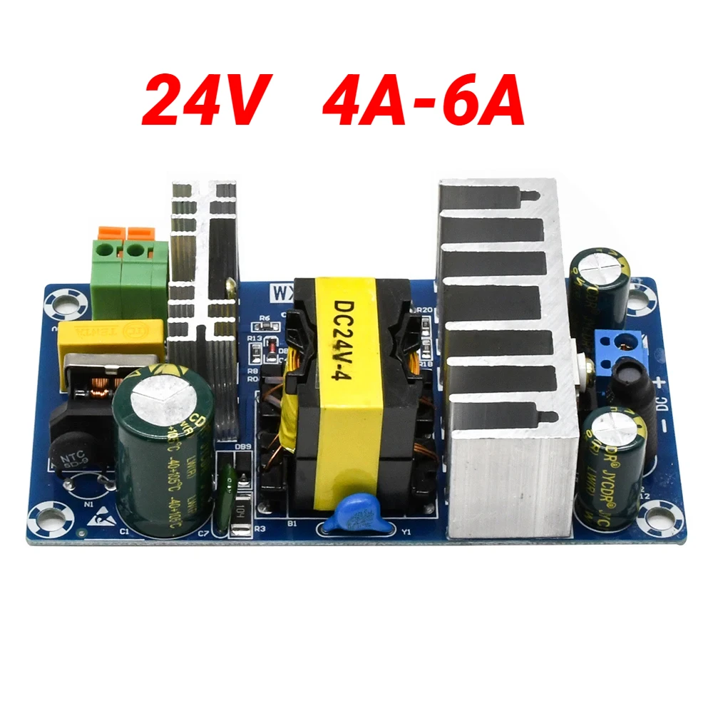 24V 4A  24V 6A  AC-DC Low ripple Switching power supply module AC-DC Switch Overcurrent Short Circuit Protection