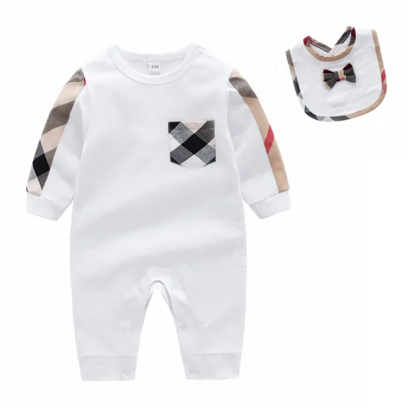 Baby Cotton Romper Spring Autumn Newborn Sleepwear Women's Harem Crawler Men's Long Sleeve Autumn Collection